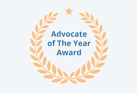 Advocate of the year award