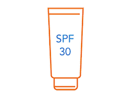Sunscreen tube icon