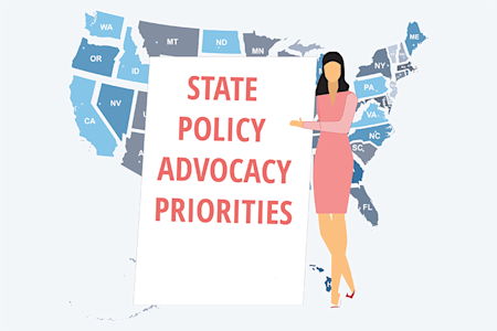 Card illustration for state advocacy priorities