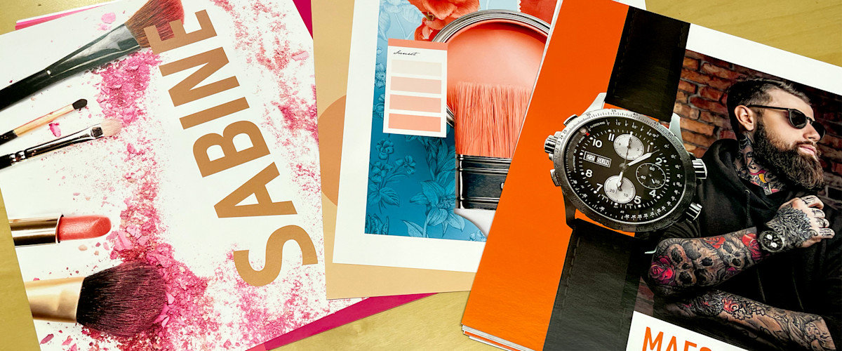 Colorful beyond CMYK print samples