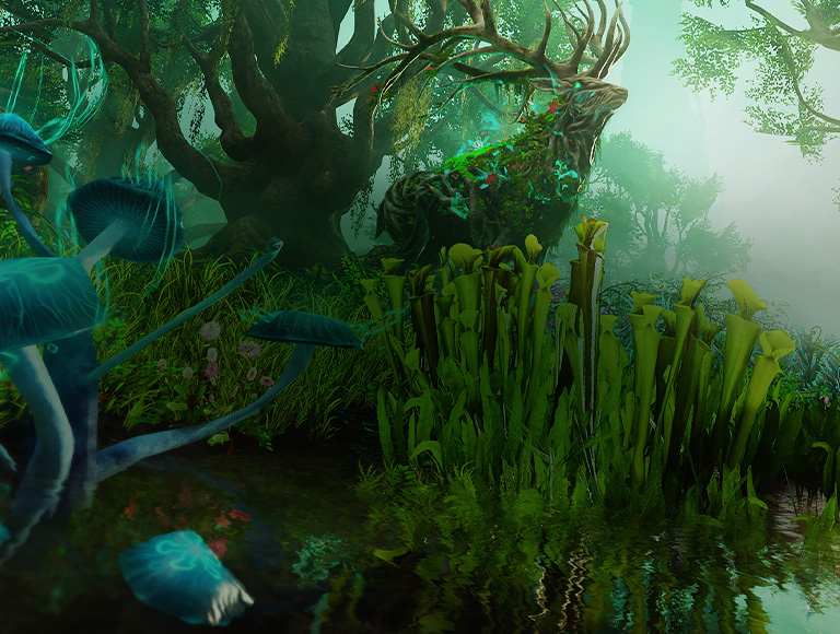 Escena de fondo del juego