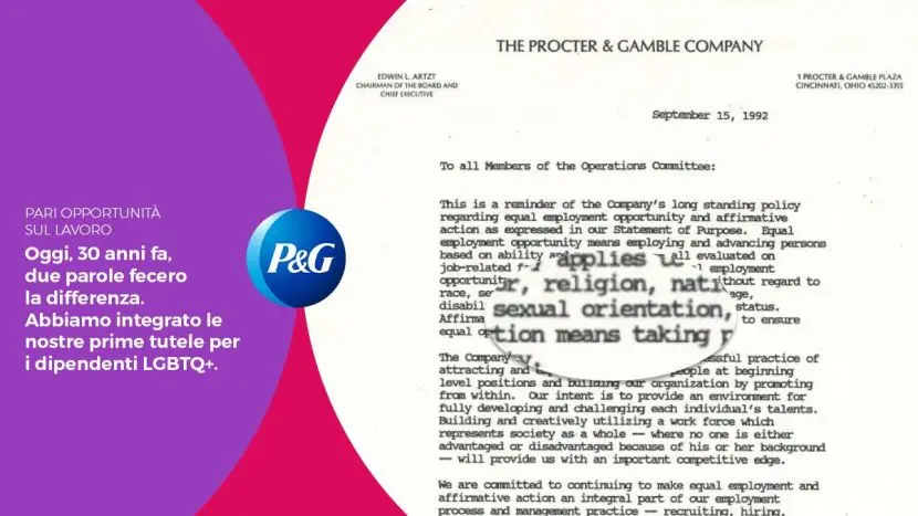 Il Diversity Statement di P&G
