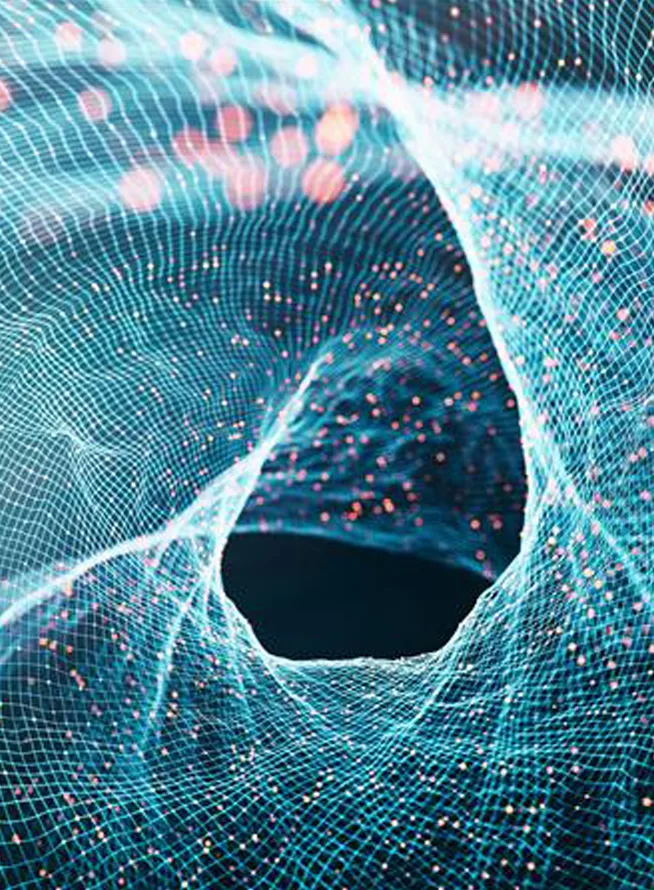 Abstract gravity wave background - 3d rendered image