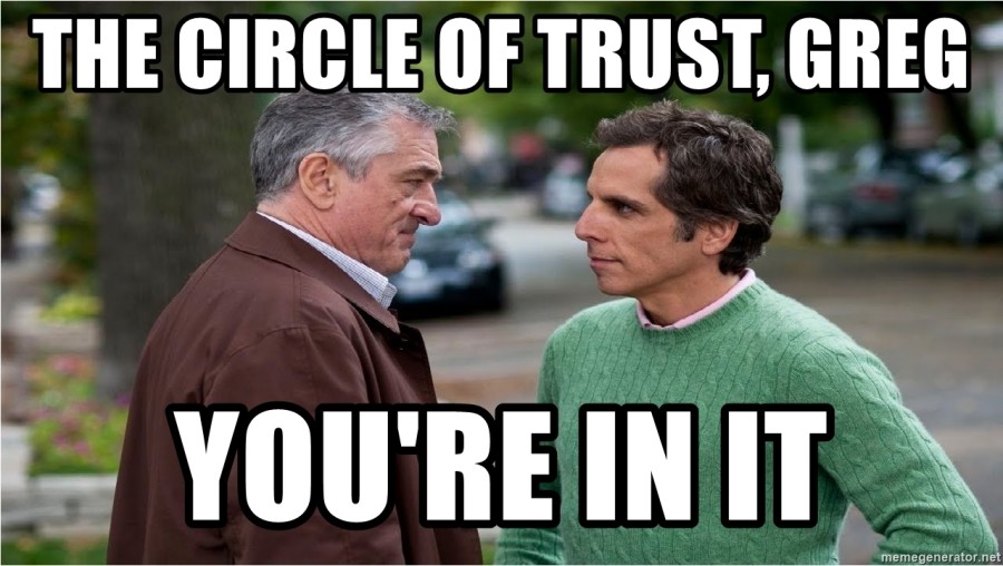 circle of trust meme