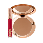 AIRBRUSH BRONZER + LIP BLUR DUO PACKAGING