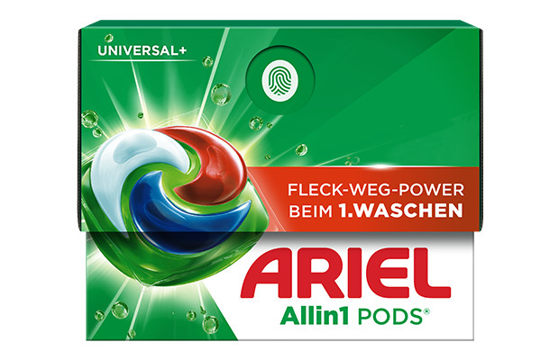 Zudem hat Ariel jetzt die ECOCLIC®-Box auf den Markt gebracht