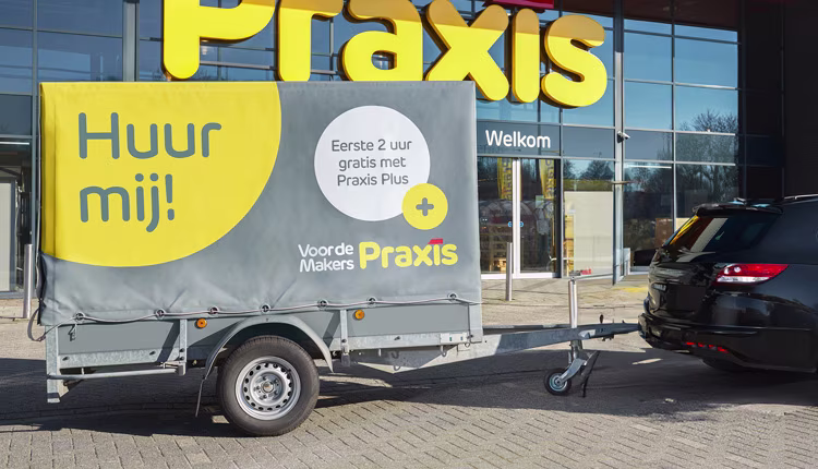 Aanhanger huren Praxis