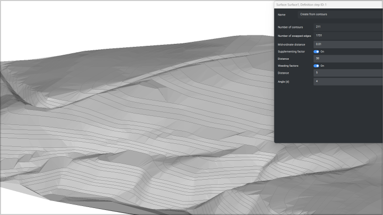 Create TIN Surfaces from Contour Data Create TIN Surfaces from Contour Data