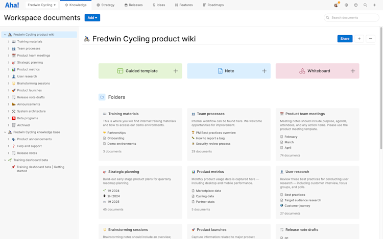 Knowledge - Roadmaps integration - Centralize plans updated