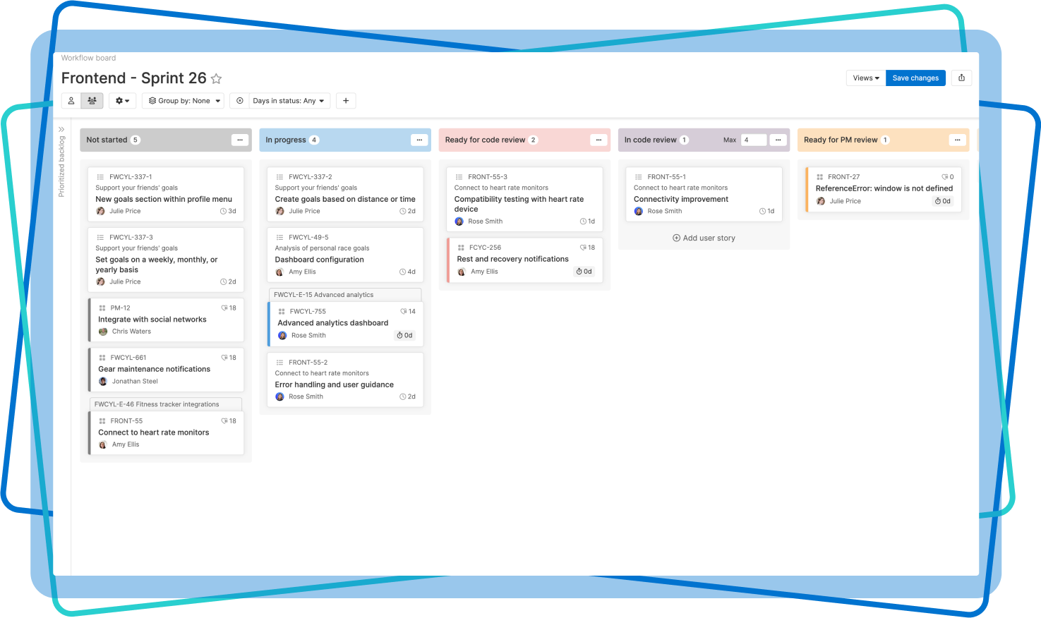 Team - Engineering - manage work