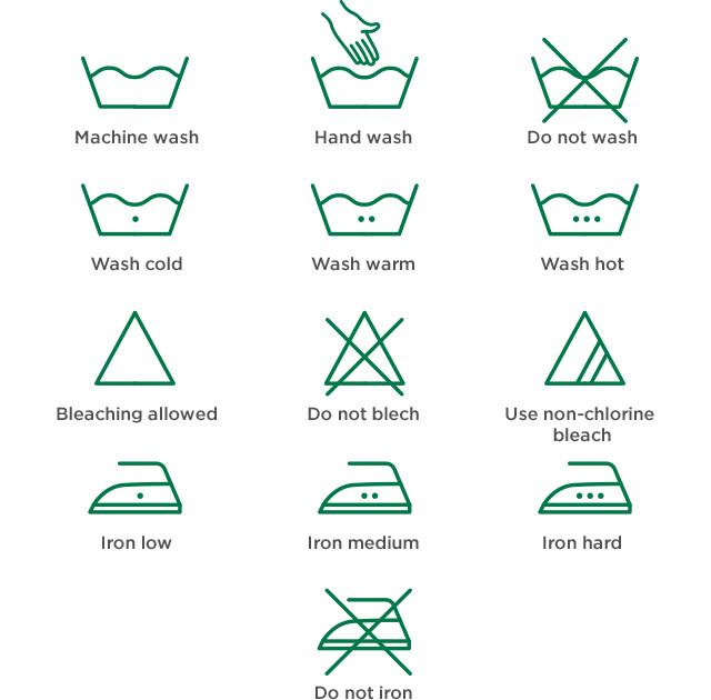 Laundry icons