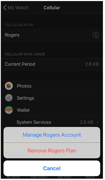 Apple Watch Screen Unlinking - Cellular page - EN