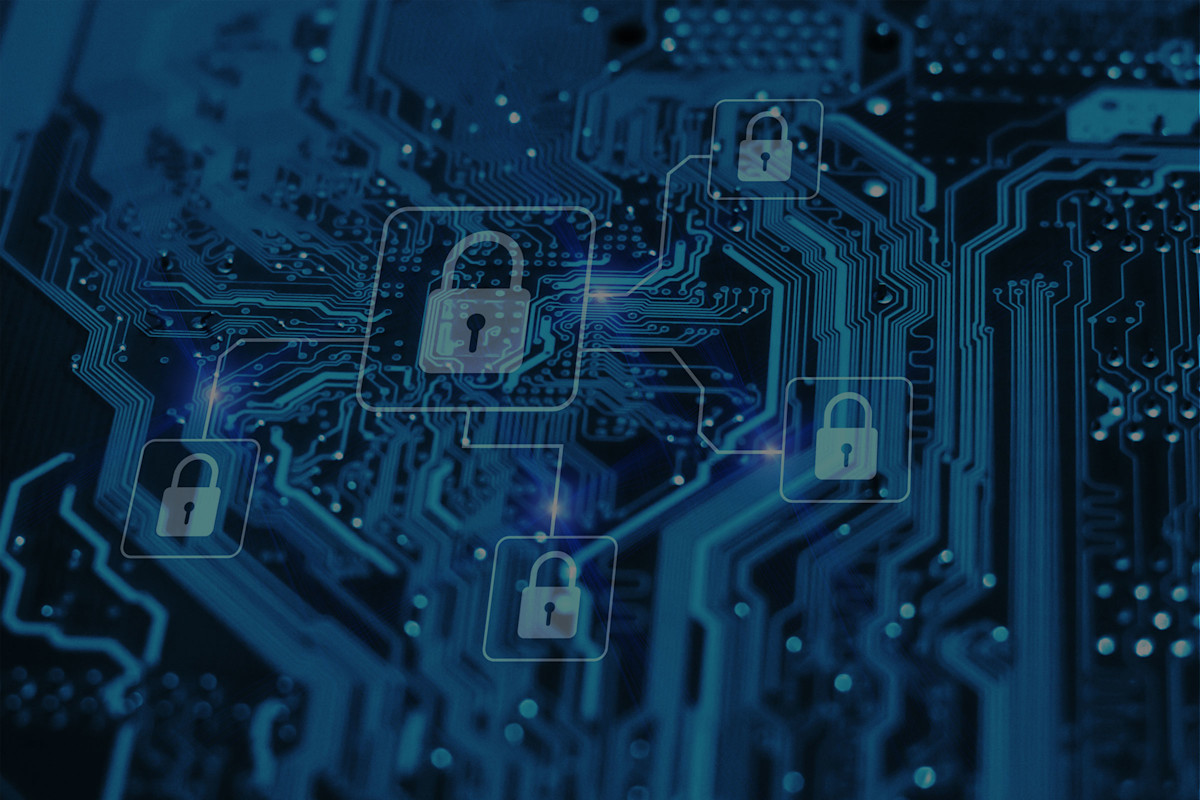 security lock fingerprints darkened