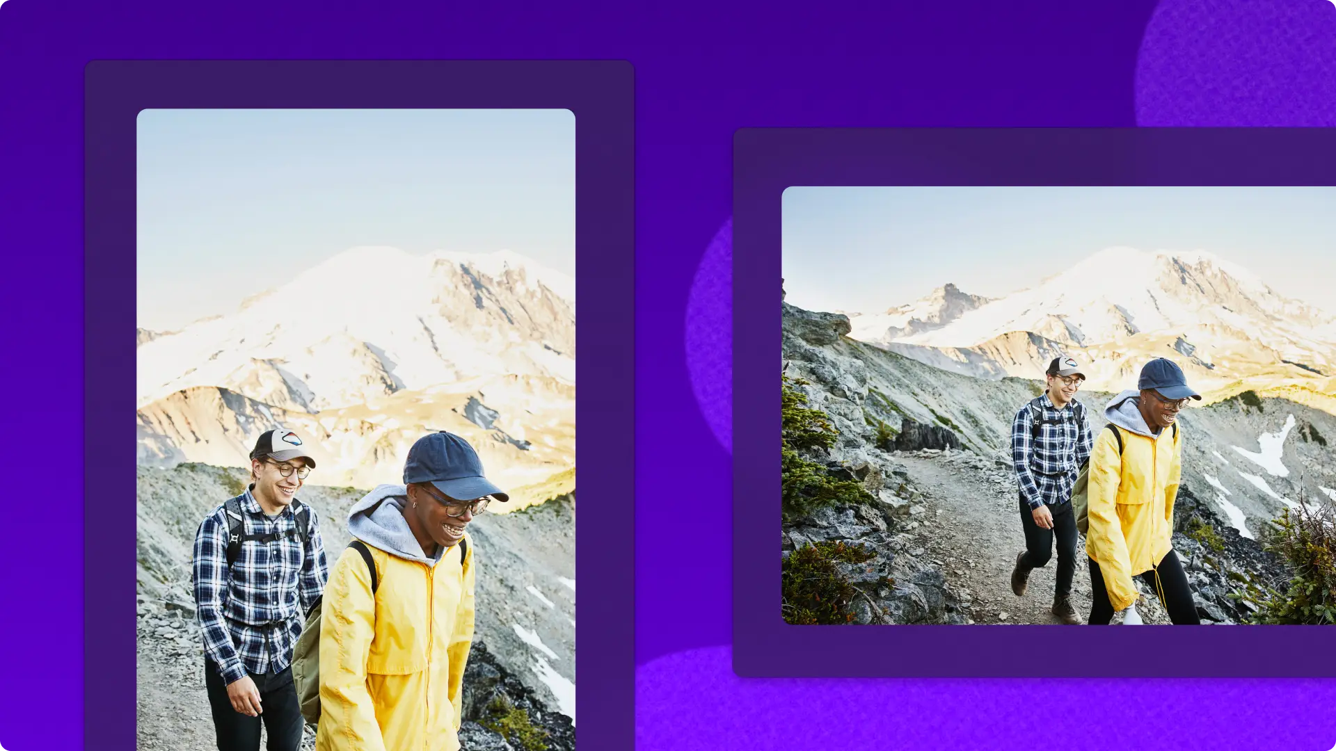 Utente che modifica le dimensioni di un video per Instagram nell’editor di Clipchamp.