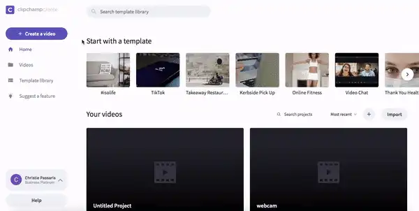 Step 2. Create a new project
