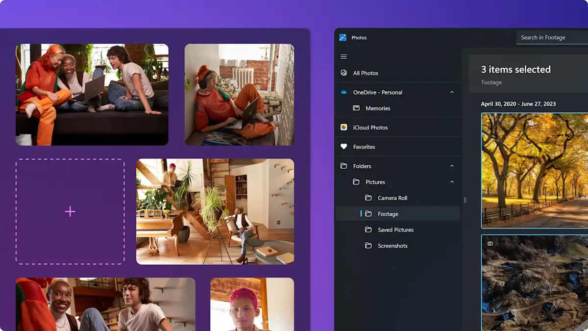 Slik lager du en KI-video med Microsoft Bilder og Clipchamp