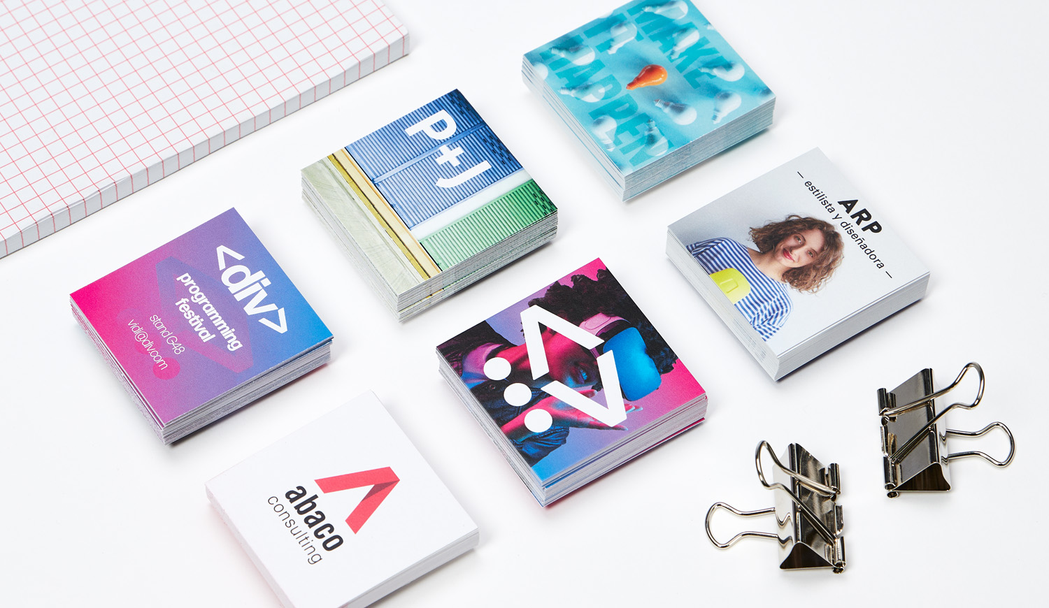 Cartes de Visite Forme Carrée | Imprimer Par Pixartprinting