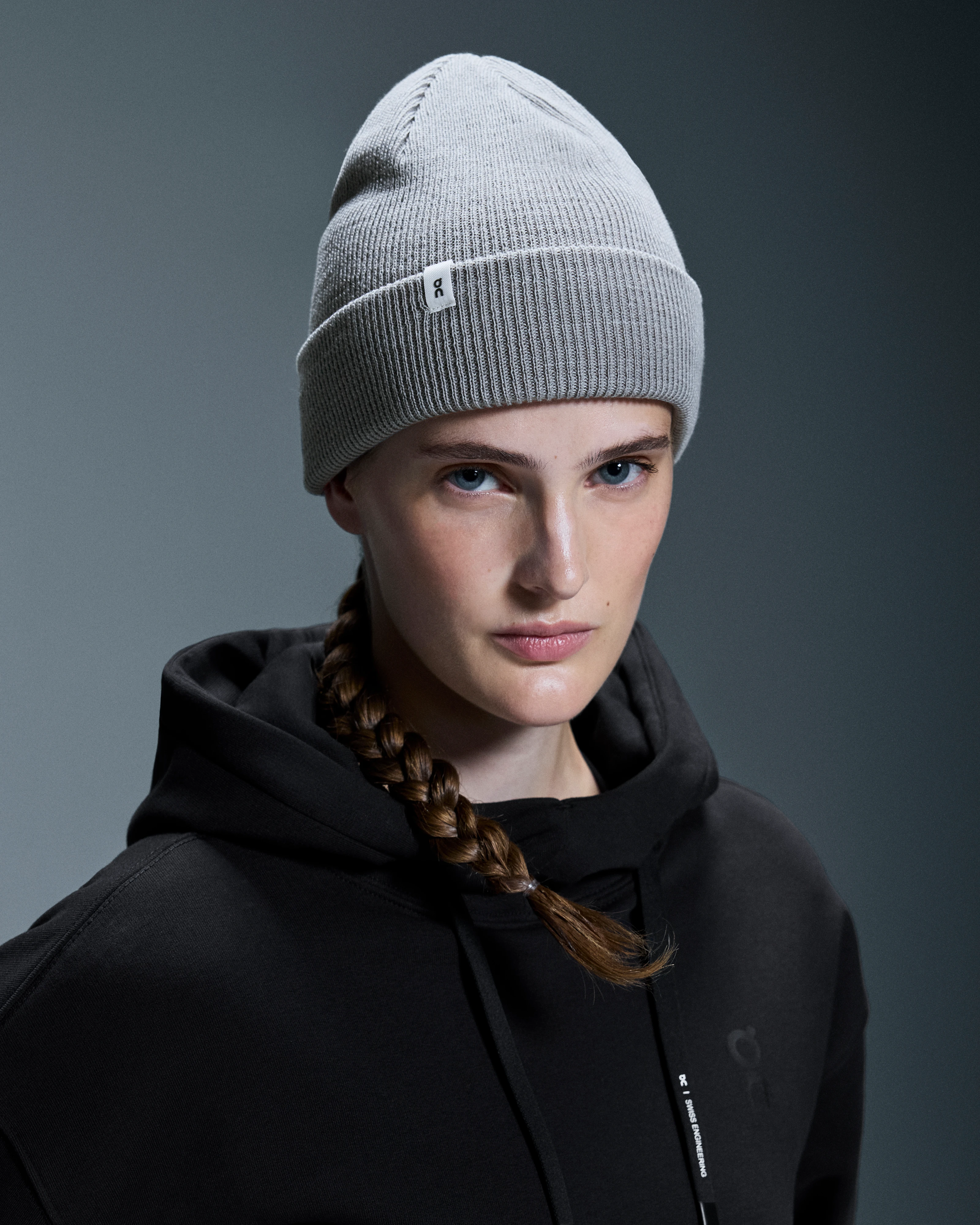 On Merino Beanie Lunar Unisex Headwear