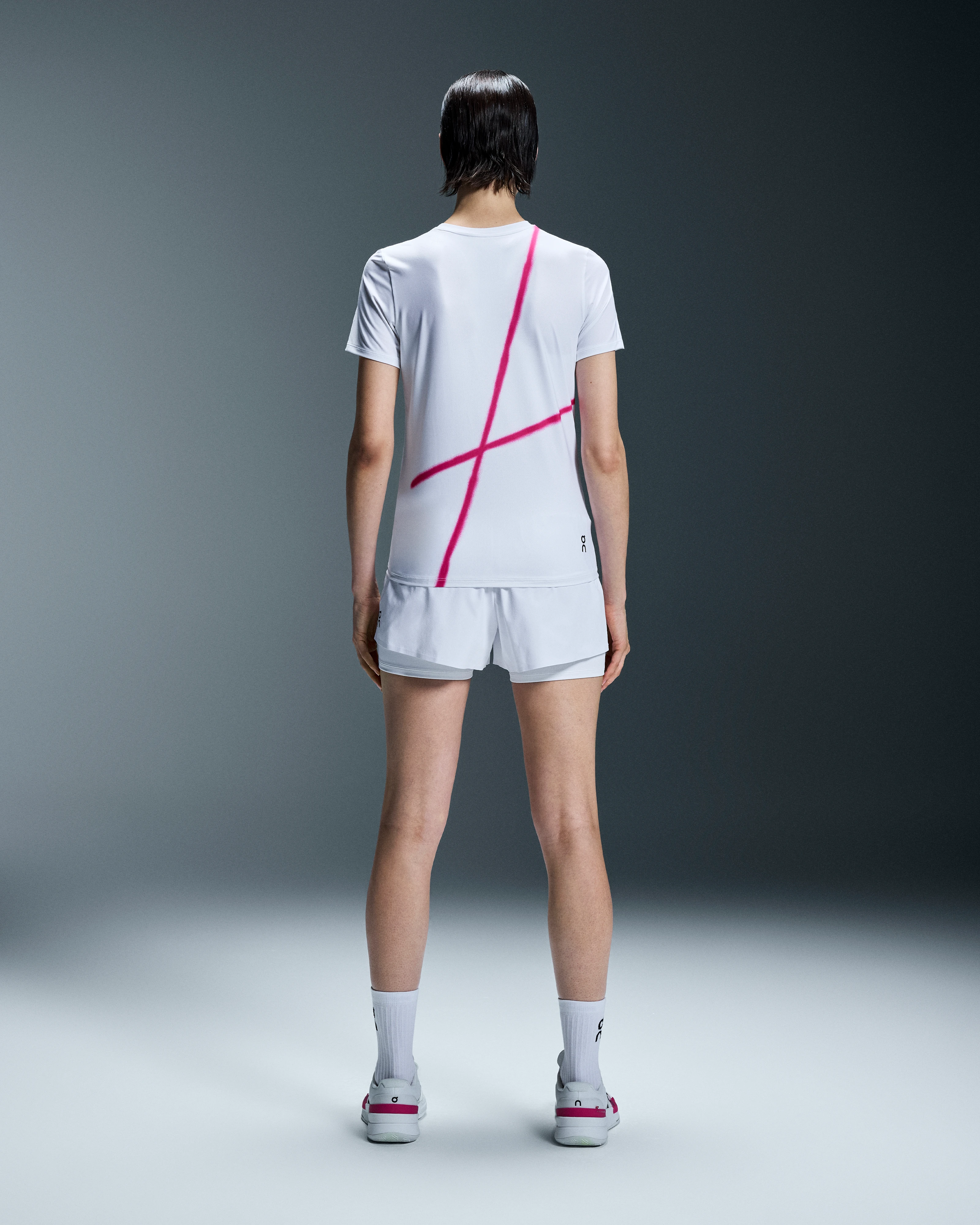 On Court Shorts White Women Shorts