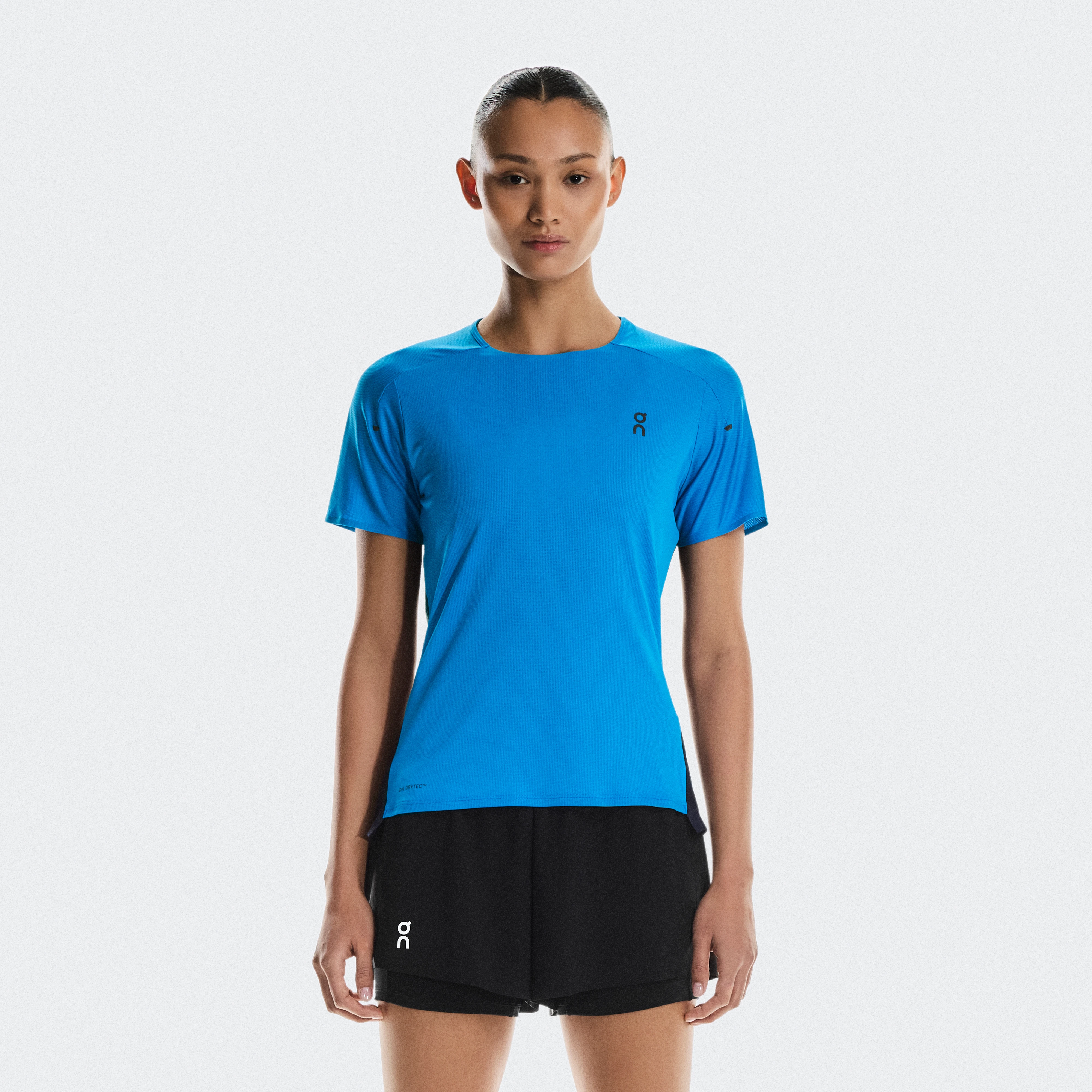 On Performance-T Blue Women Women – Long runs, short runs, warm weather Tops and t-shirts