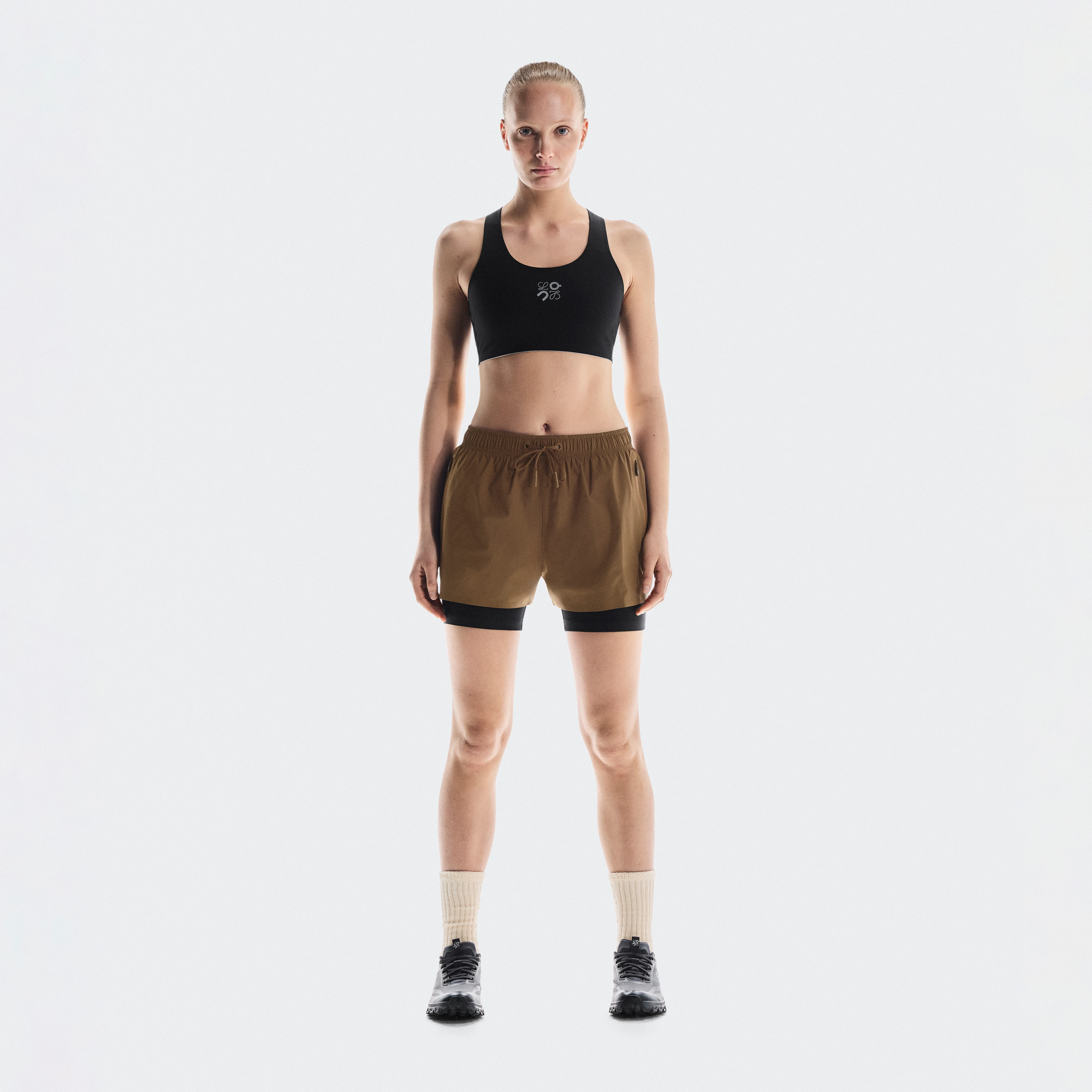 On Performance Shorts LOEWE Brown Women Women – Training, gym, running, all-day wear Shorts