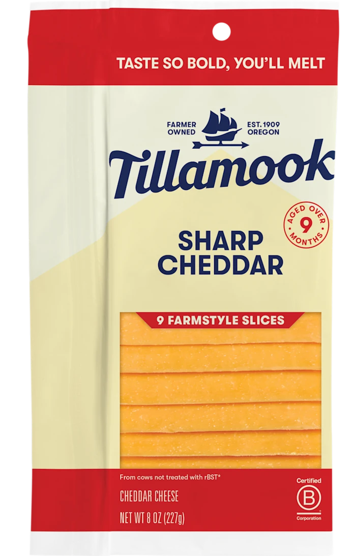 Sharp Cheddar Cheese Slices
