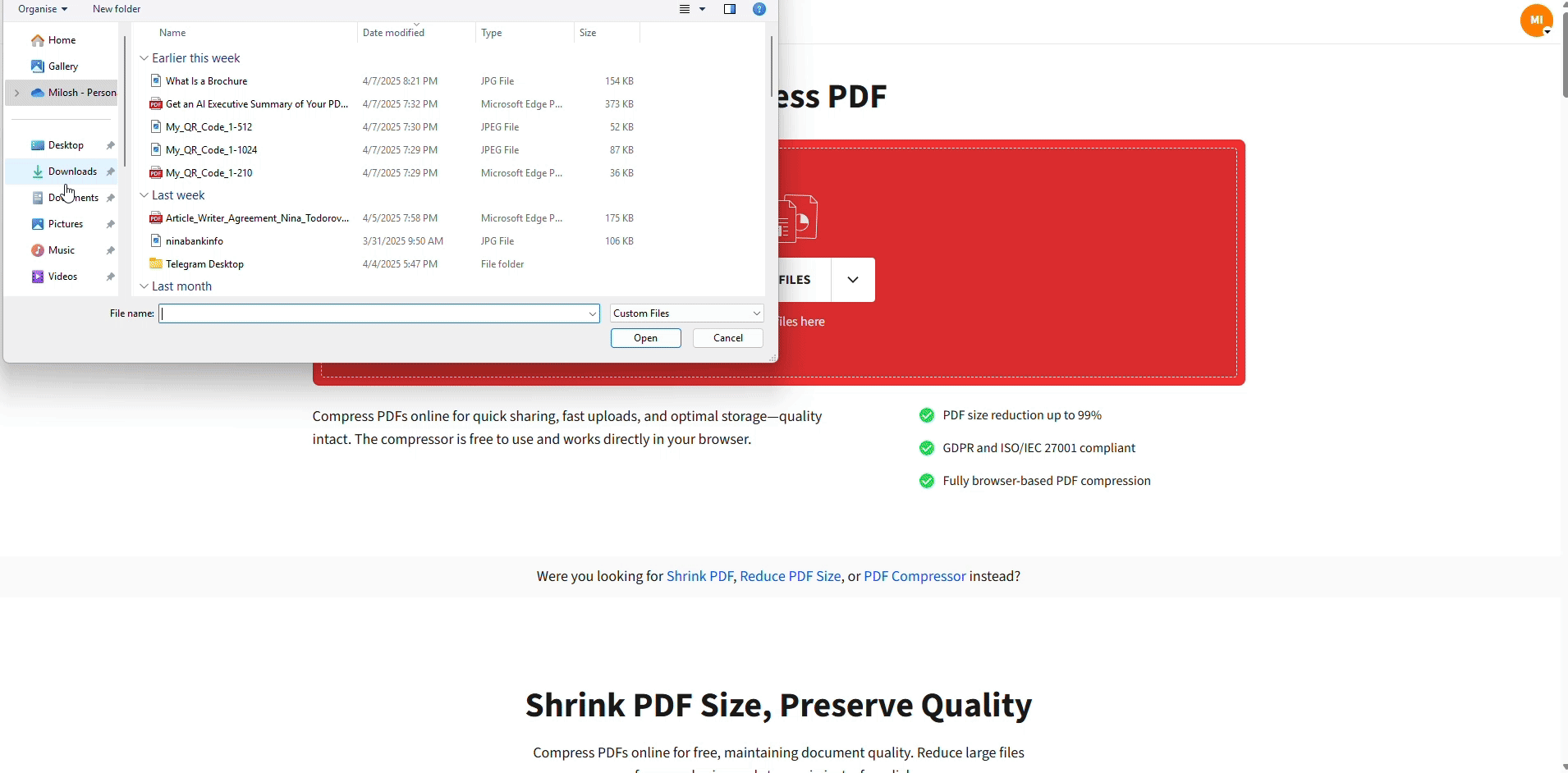 Compress Your PDF For Free