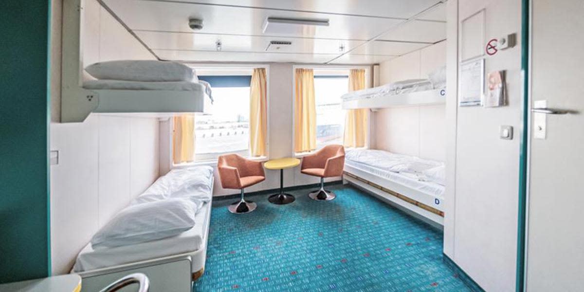 Pet friendly cabin onboard Patria Seaways ferry Pet friendly cabin onboard Patria Seaways ferry