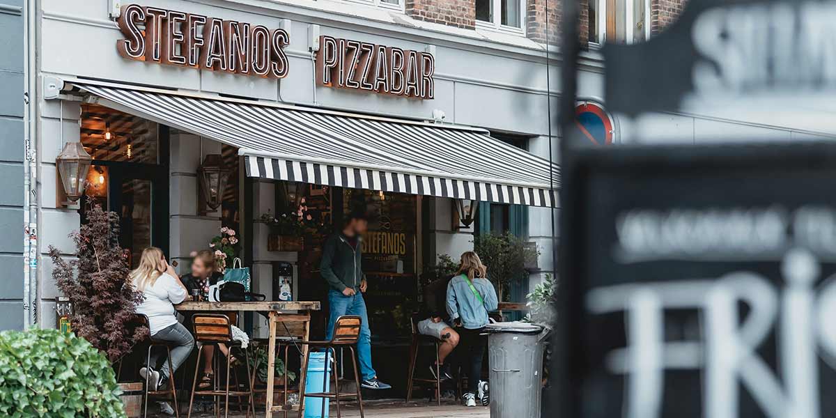 Stefanos pizzabar på Nørrebro i København restaurant på Nørrebro, København