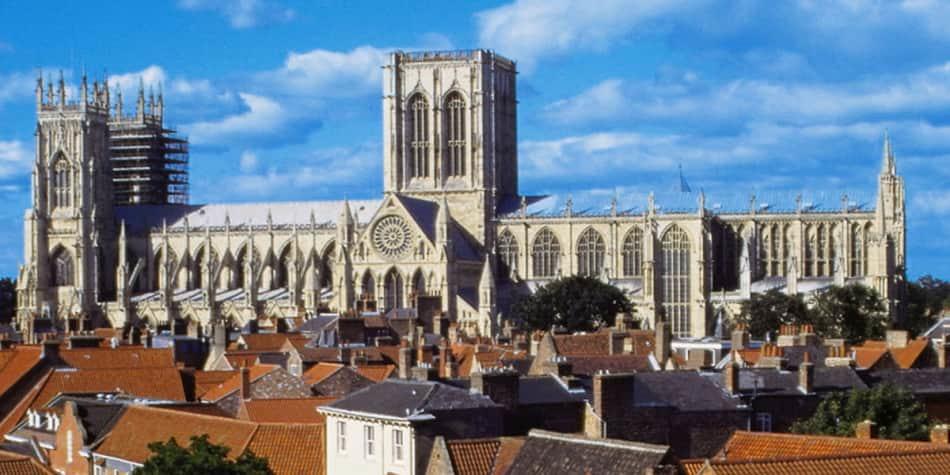 Top view of York city york