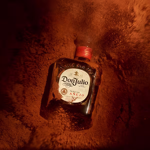 A bottle of Don Julio Añejo