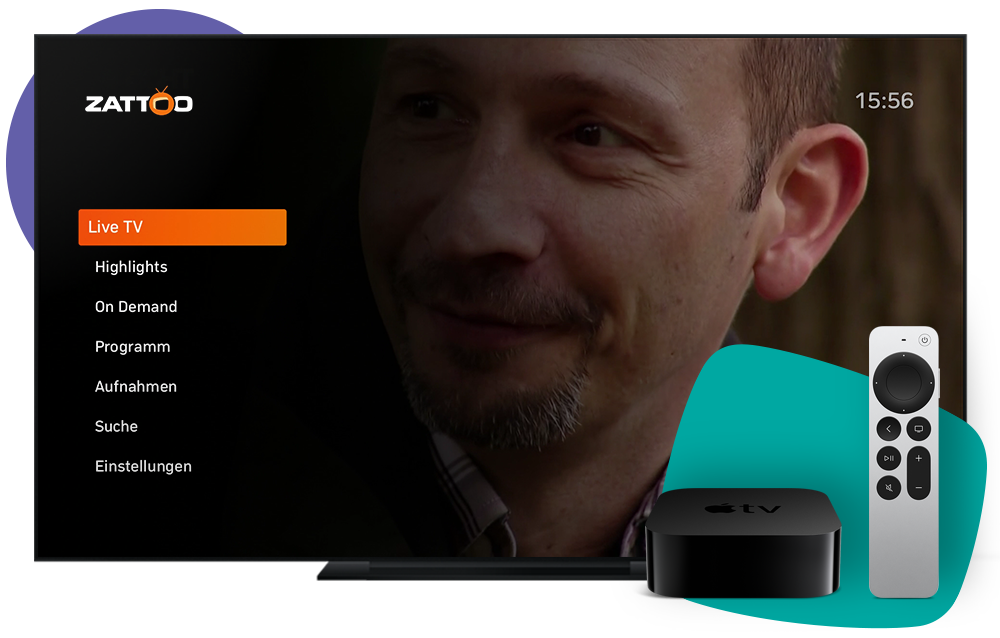 TV auf Apple TV streamen
