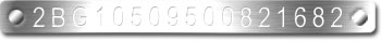 ​​​​​​Vehicle identification number (VIN) example