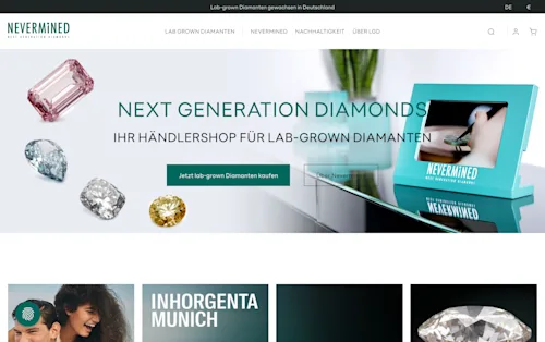 Der Onlineshop vom Shopware Kunden Nevermined