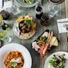 Colorful dishes at The Social Bar & Bistro in Tromsø.