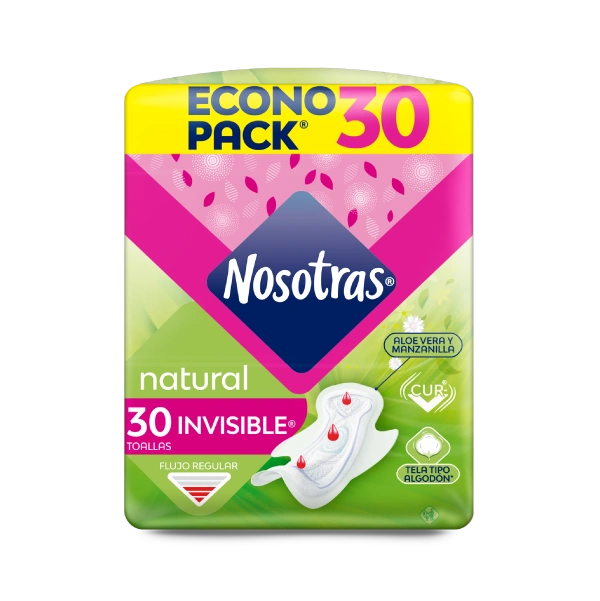 Toalla Natural Invisible