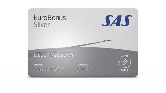 EuroBonus membership Silver card