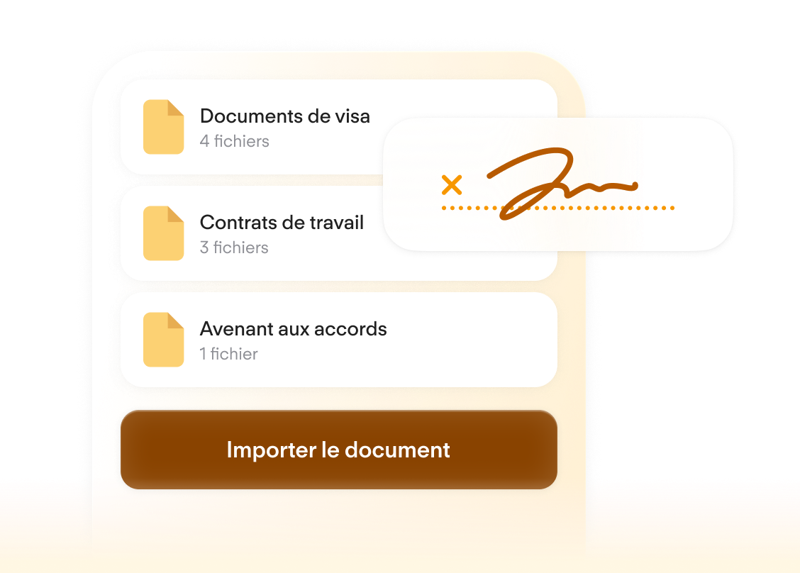 Documents et signatures électroniques