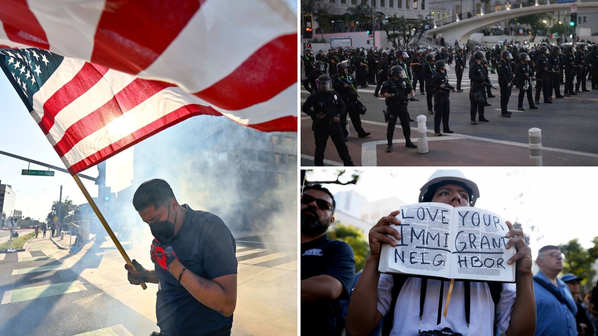 LA mayor imposes curfew as protests against Trump's immigration raids continue