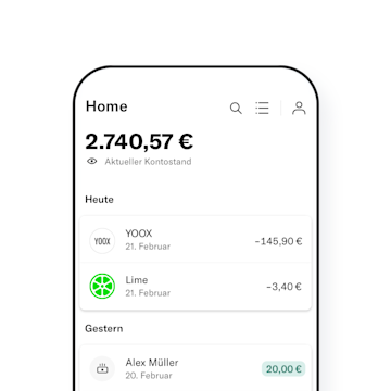N26 You Chronik in der App.