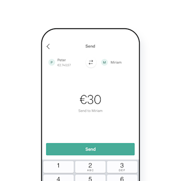 N26 Bank Account Moneybeam example transaction.