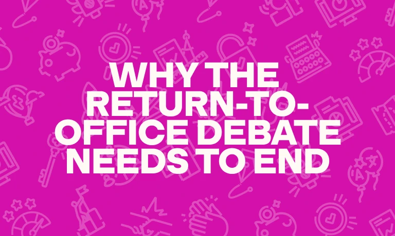 Blog thumbnail Why the return to office debate needs to end