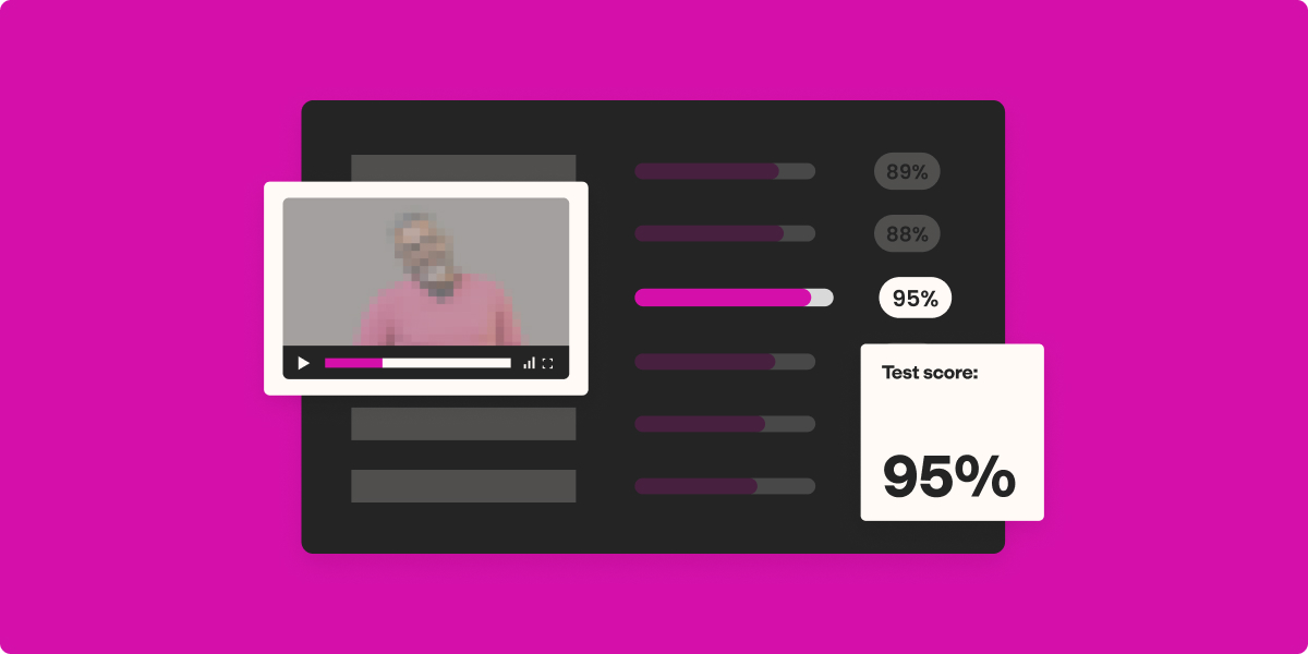 TestGorilla assessment results screen graphic