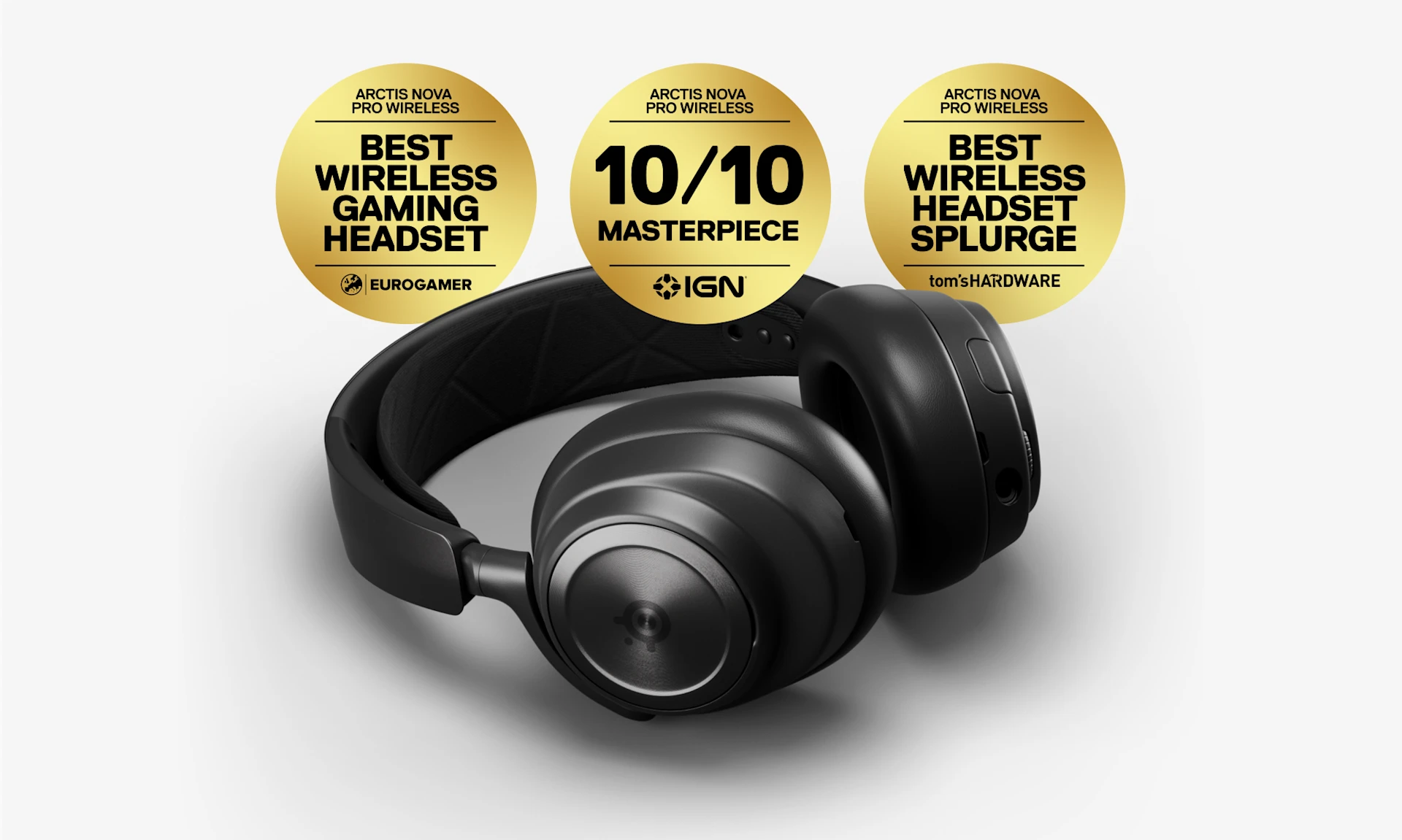Arctis nova pro wireless 3 jelvénnyel.