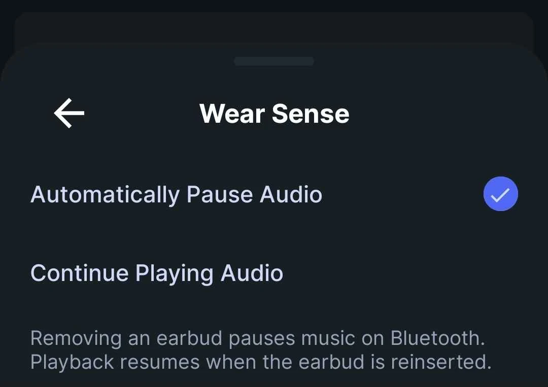 Screenshot from Companion App.
