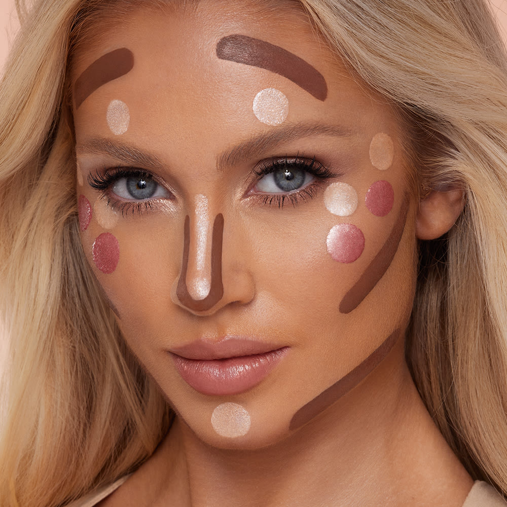 How to blend contour, blush and highlighter makeup