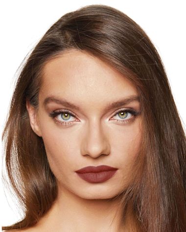 Charlotte Tilbury Matte Revolution The Birkin Brown Lipstick Lips Model