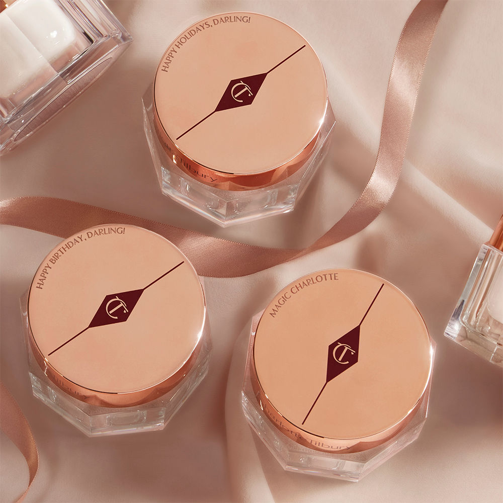 Charlotte's Magic Cream with engraving is the perfect personalised Christmas gift for beauty lovers