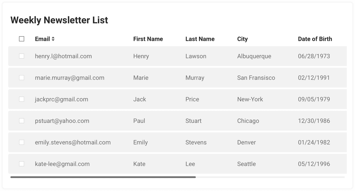 Contact-List