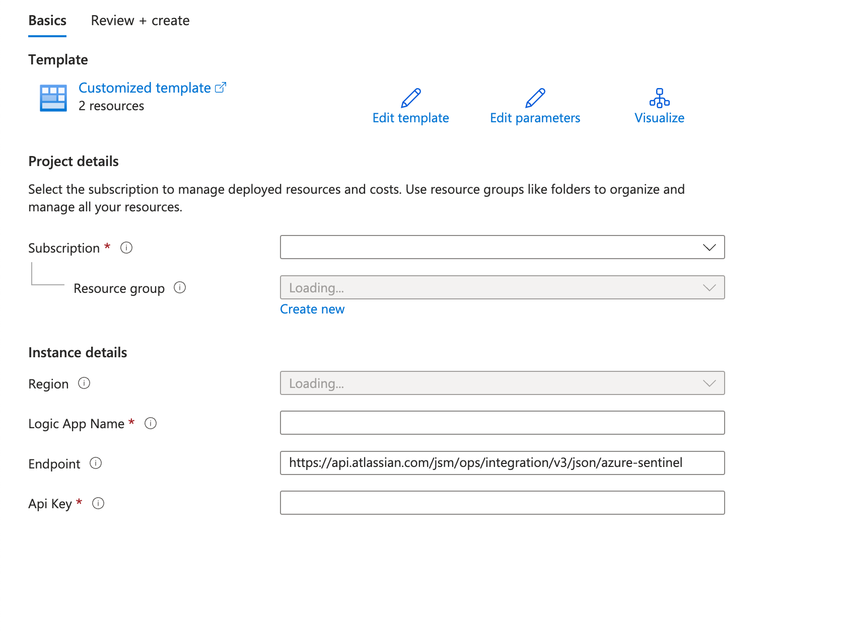 Azure Sentinel の設定